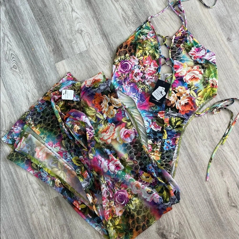 FashionNova Curve 2 piece sunset - Picture 5 of 6